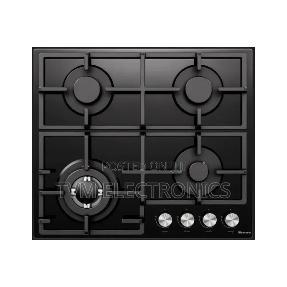 Hisense 60cm Gas Hob HHU60GAGB BLACK