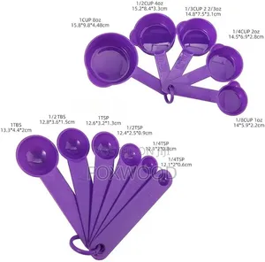 Colour Measuring Spoon Cup Set – 11 PCS