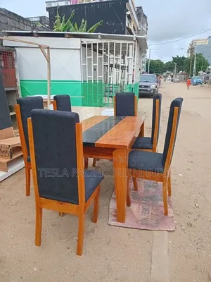 Executive 6 Chairs Dinning Table With High Quality Materials