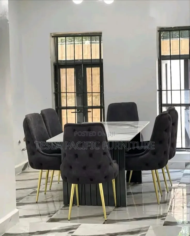 Executive 6 Chairs Dinning Table With High Quality Materials