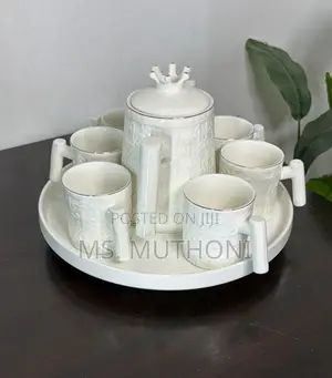 White Royal Luxury Tea Set