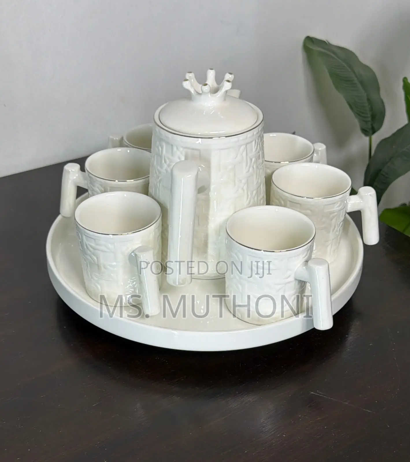 White Royal Luxury Tea Set