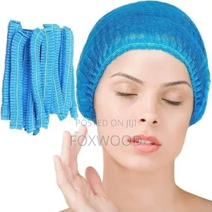 100 Disposable Non-Woven Bouffant Caps