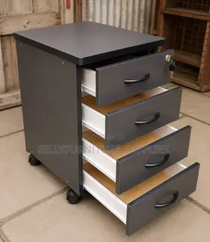 4 Drawer Mobile Pedestal Cabinet