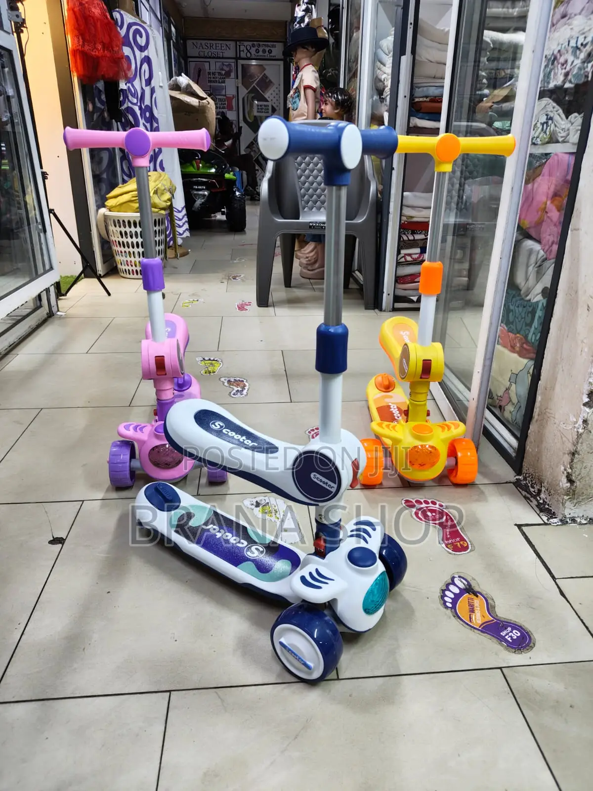 2-in-1 Kids Convertible Kick Scooter.