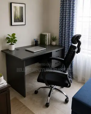 Study Desk and Mesh Headrest Office Chair in Nairobi