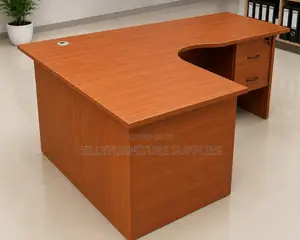 L-Shaped Cherry Office Desk 1.2m × 1.4m