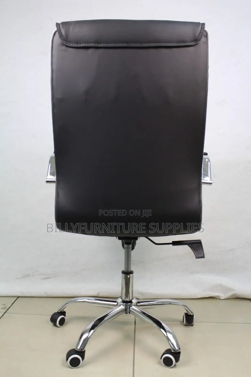 Executive Office Chair With Chrome Base