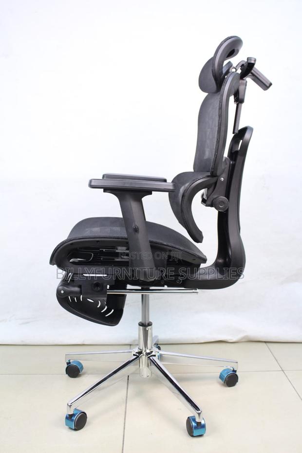 Orthopedic Mesh Office Chair With Headrest Footrest - main view