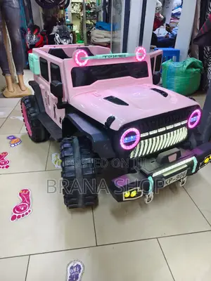 Pink Kids Electric Ride-on SUV Jeep (Model KP-906).