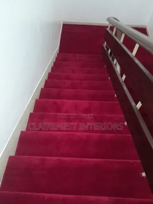 Fluffy Smooth Red Presidential Wall to Wall Carpets