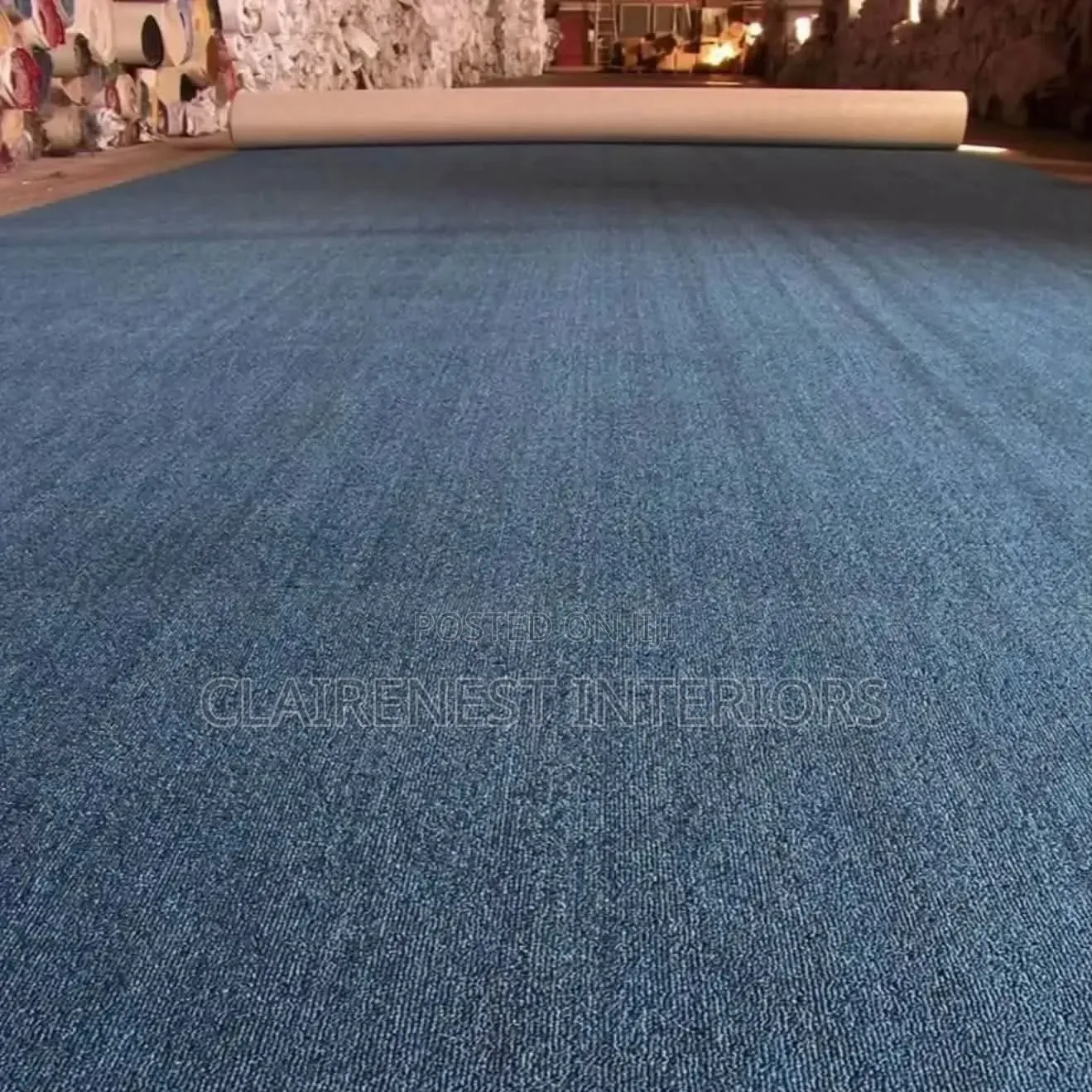 Dark Grey and Red Luxurious Wall to Wall Carpets