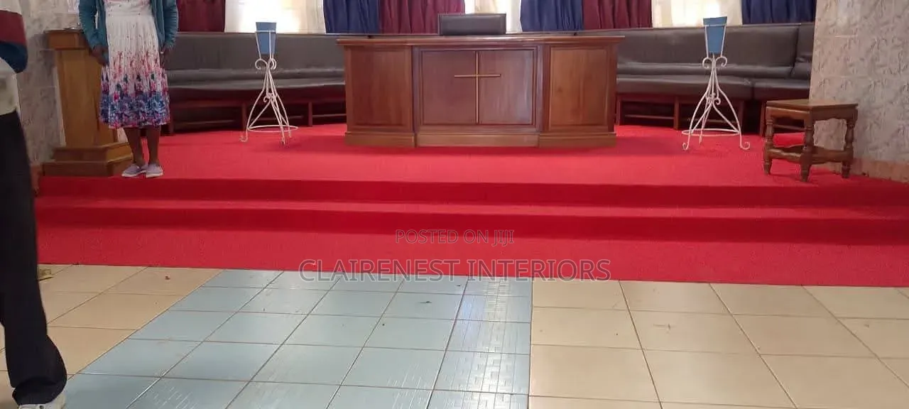 Bring High-End Style to Tge Church Pulpit With Delta Walltowall Carpet
