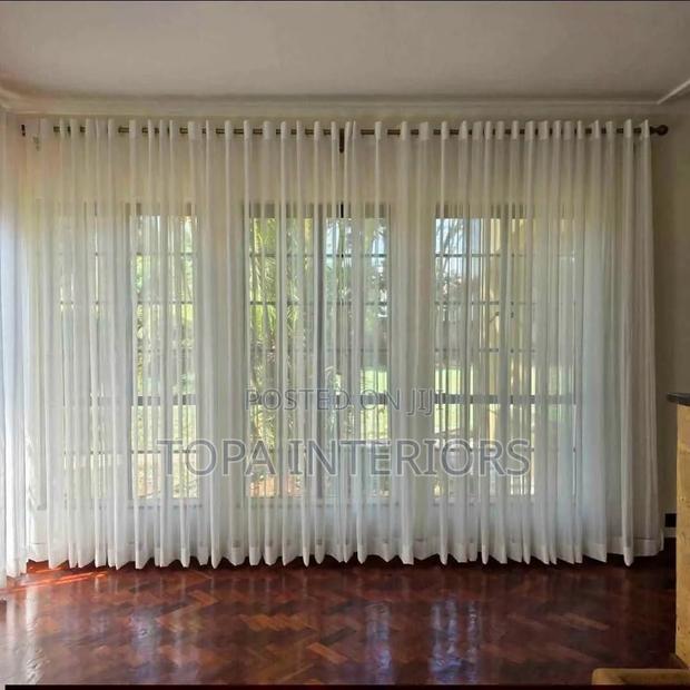 Daytime Living Room Sheers Curtains With Rings