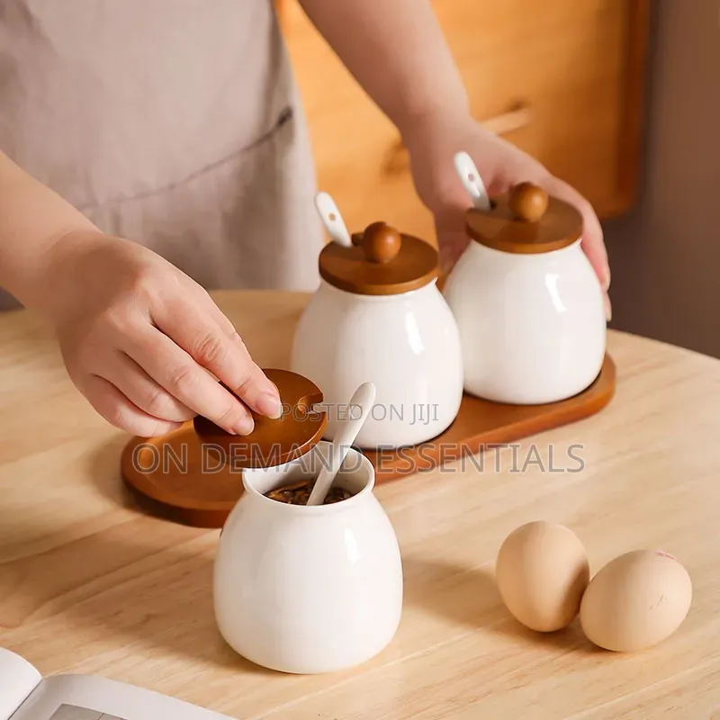 3 PCS Canister Set With Scoop