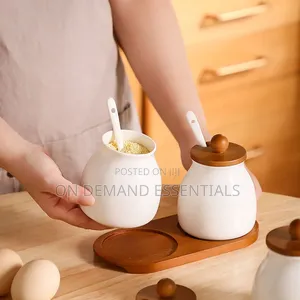 3 PCS Canister Set With Scoop
