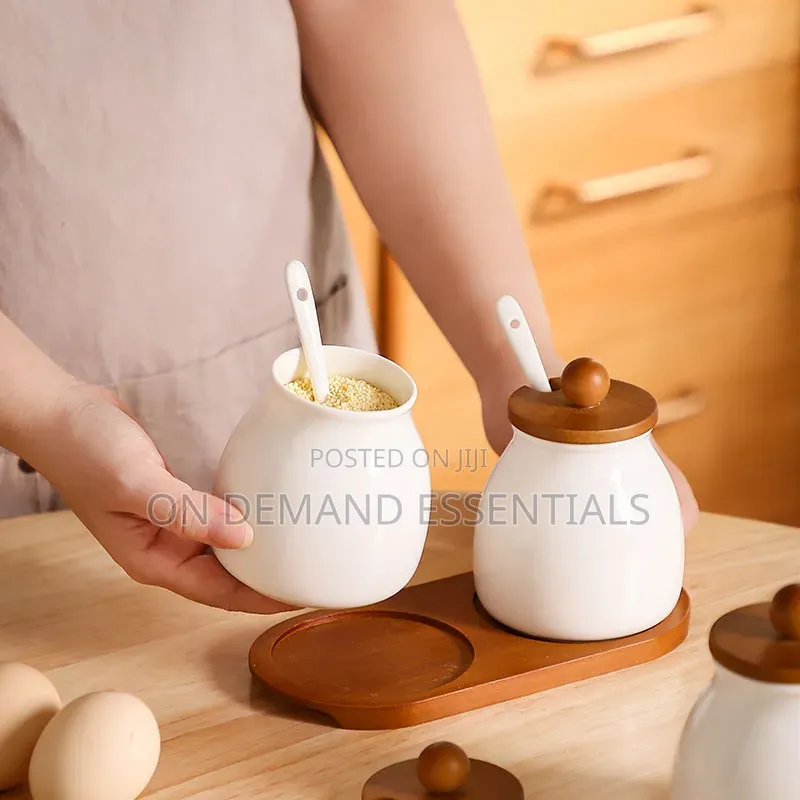 3 PCS Canister Set With Scoop