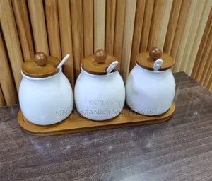 3 PCS Canister Set With Scoop