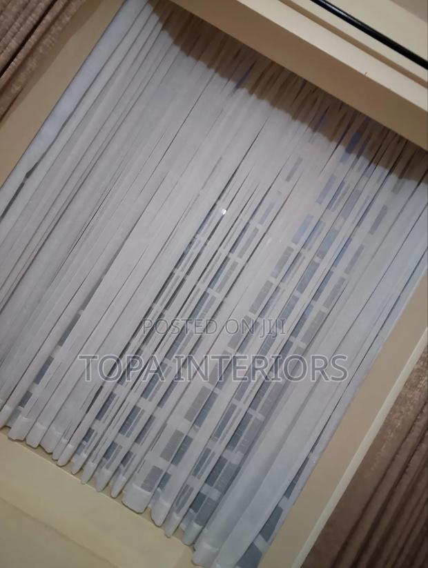 White Hotel Sheer Curtains for Daytime Light Control - main view