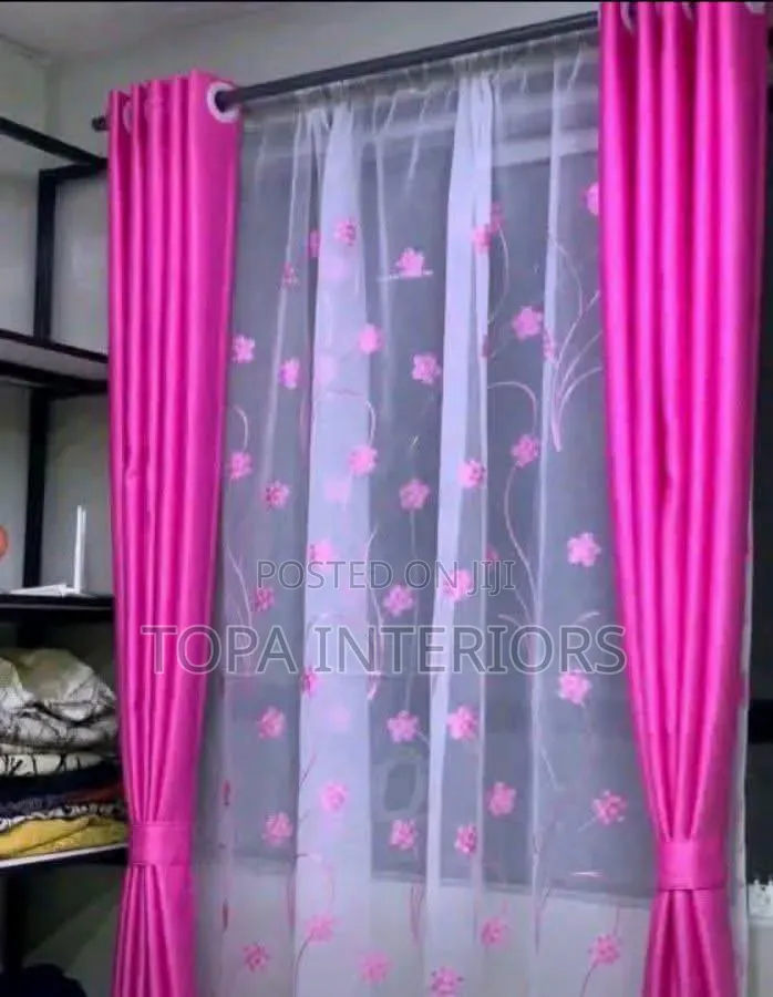 Beautiful Pink Curtains for Girls Bedroom