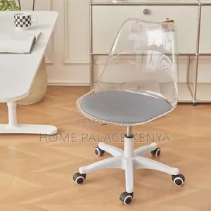 Home Chair; Modern Round Rotating Chair With Adjust Height for Makeup