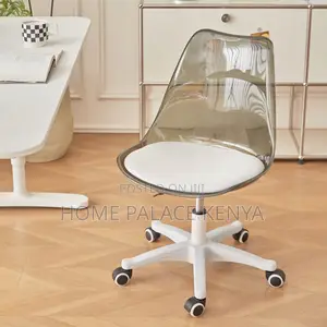 Home Chair; Modern Round Rotating Chair With Adjust Height for Makeup