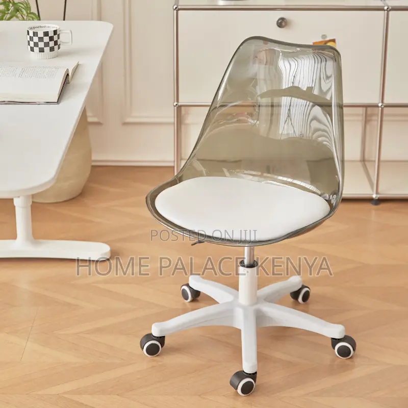 Home Chair; Modern Round Rotating Chair With Adjust Height for Makeup