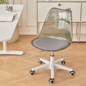 Home Chair; Modern Round Rotating Chair With Adjust Height for Makeup
