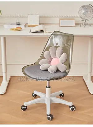 Home Chair; Modern Round Rotating Chair With Adjust Height for Makeup