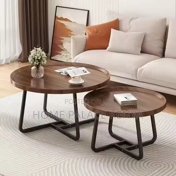 Coffee Table; Space-Saving Coffee Tables With Metal Frame for Lounge