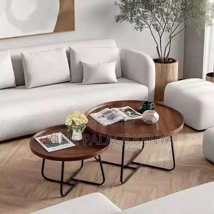 Coffee Table; Space-Saving Coffee Tables With Metal Frame for Lounge