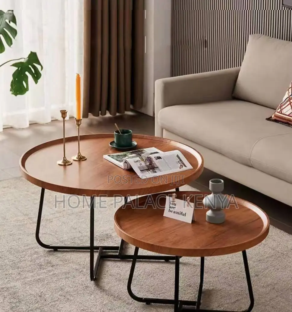 Coffee Table; Space-Saving Coffee Tables With Metal Frame for Lounge