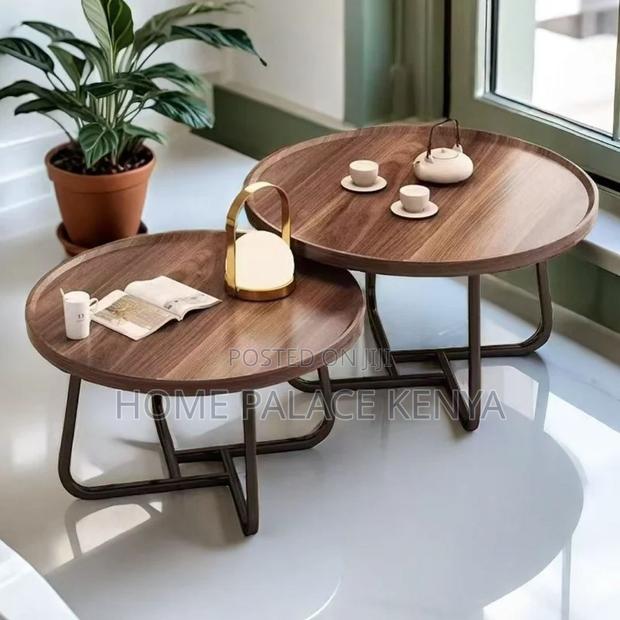 Coffee Table; Space-Saving Coffee Tables With Metal Frame for Lounge - thumbnail 8