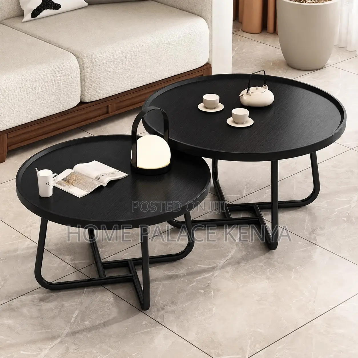Coffee Table; Space-Saving Coffee Tables With Metal Frame for Lounge