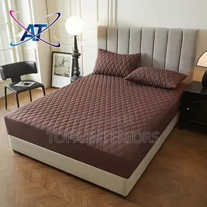 Burgundy Top Case Fitted Waterproof Mattress Protectors