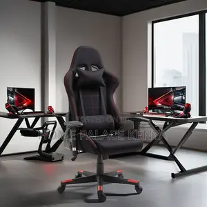 Gaming Chair; Modern High Back Leather Gaming Recliner Chair