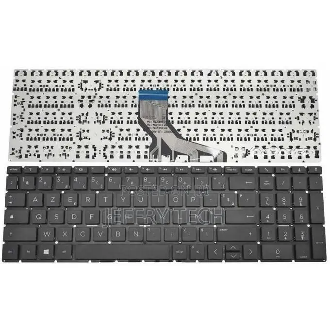 AZERTY Keyboard for HP 470 (G7) Laptop, Compatible With HP 250 (G7)