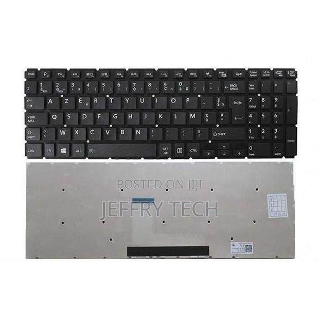 Azerty Keyboard for Toshiba Satellite C55-C Laptop