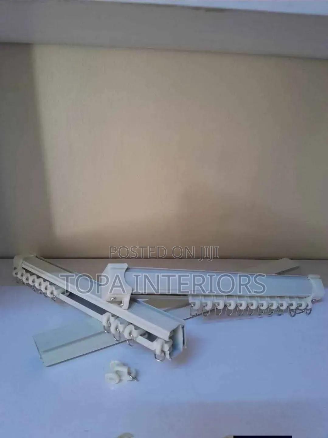 Single Track Straight Non-Bendable Curtain Rail