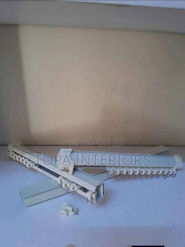 Single Track Straight Non-Bendable Curtain Rail