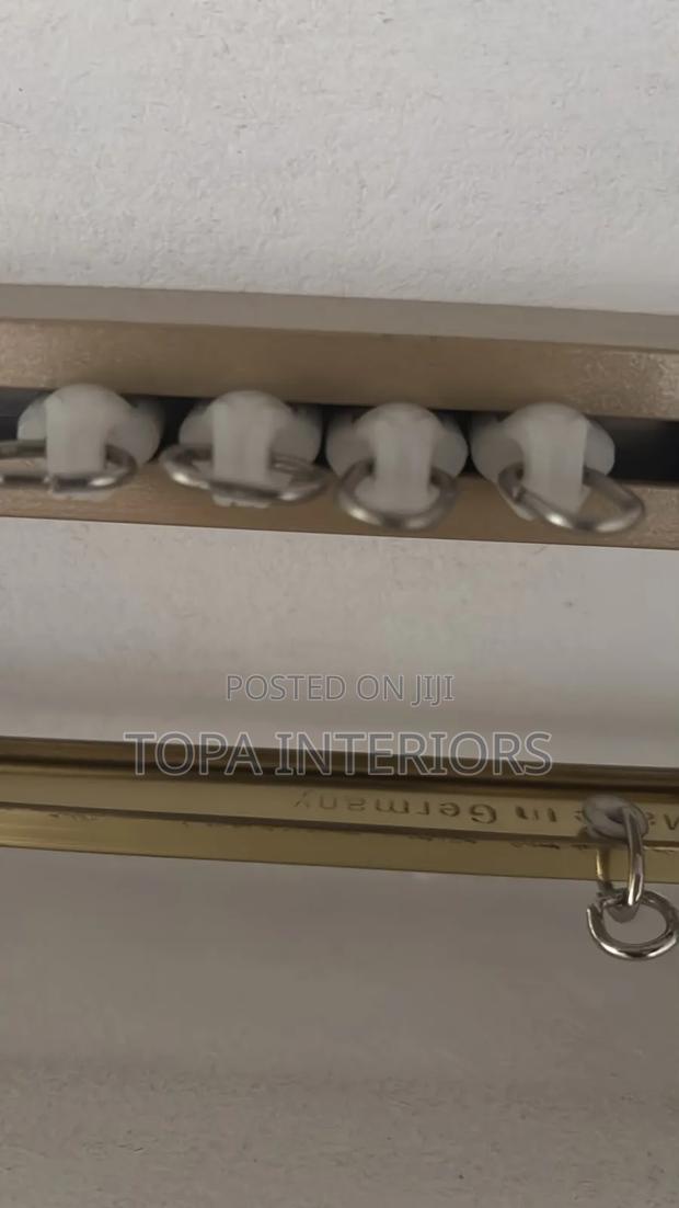 Single Track Straight Non-Bendable Curtain Rail - thumbnail 2
