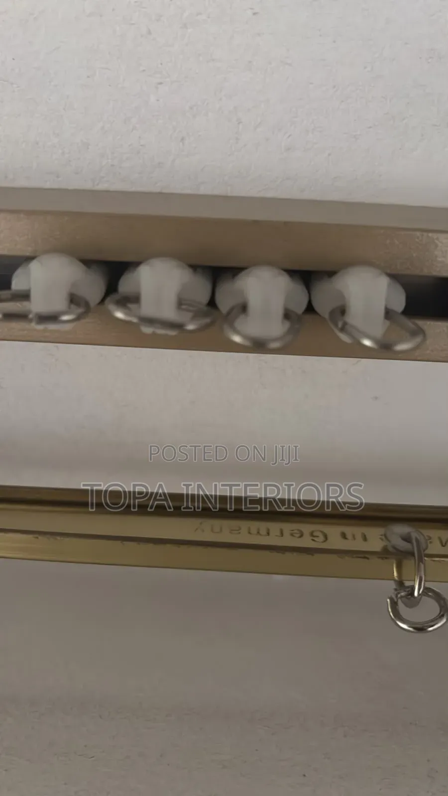 Single Track Straight Non-Bendable Curtain Rail