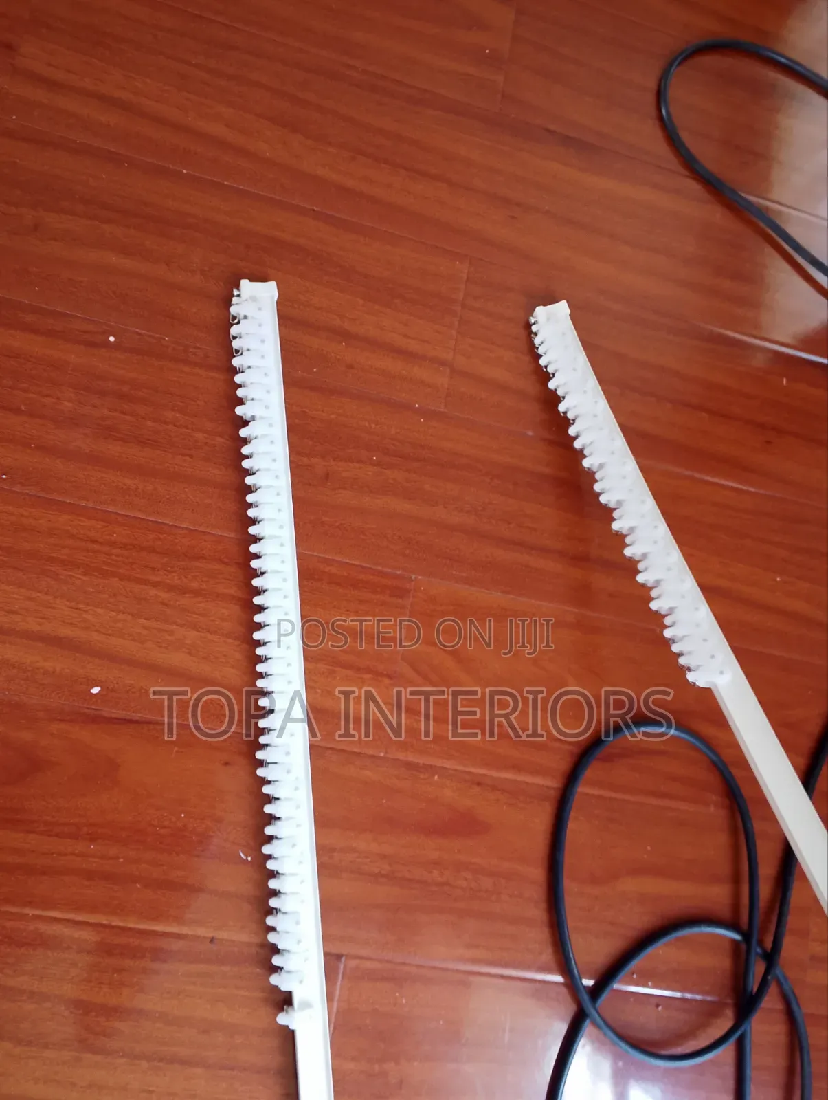 White Bendable Aluminium Curtain Rails With Accessories