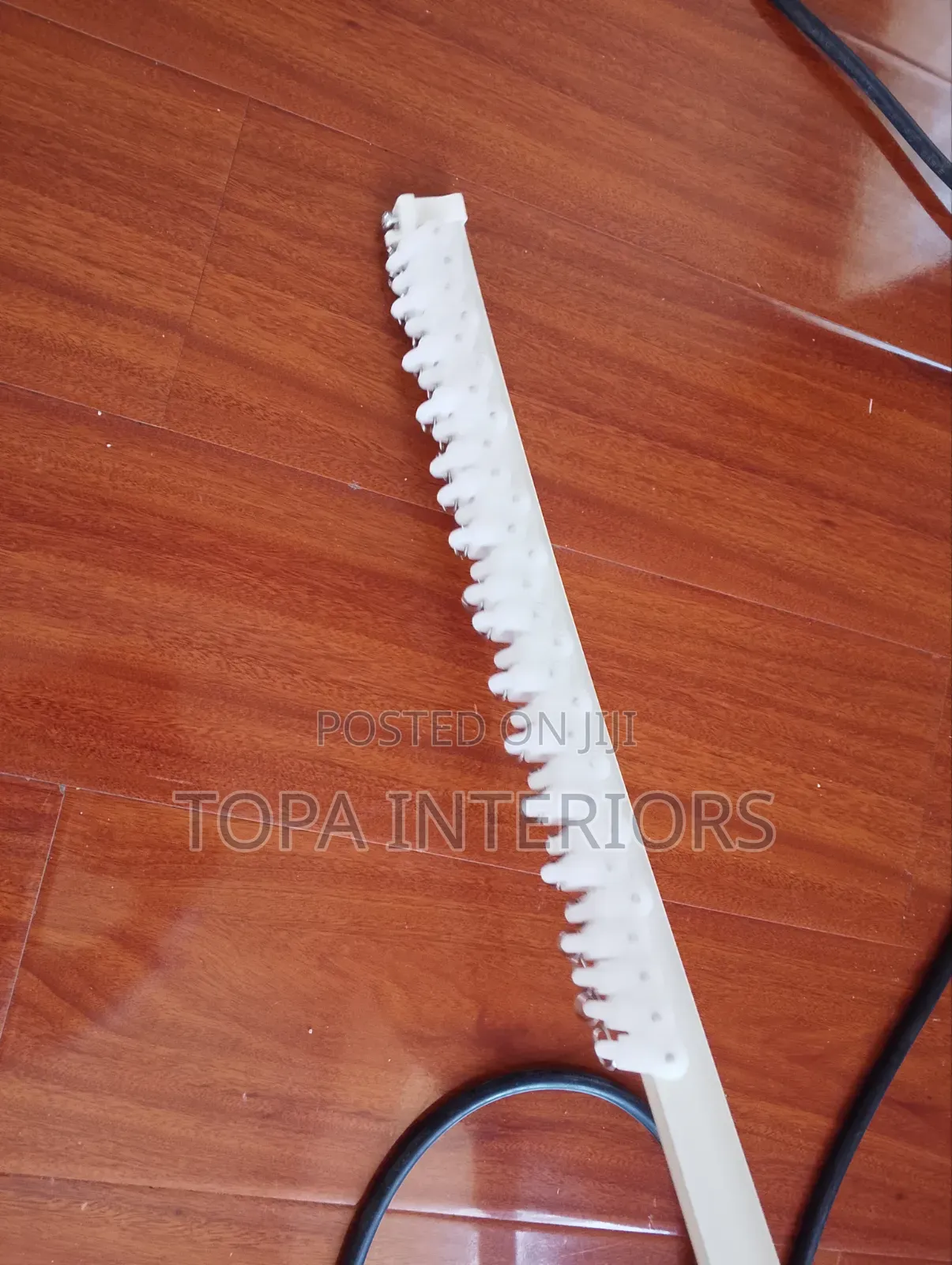 White Bendable Aluminium Curtain Rails With Accessories