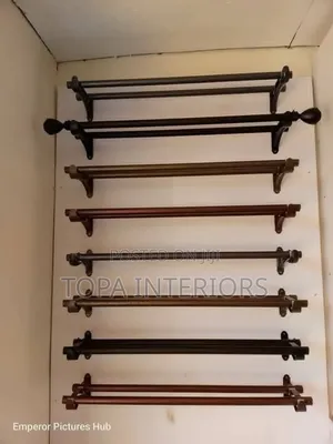 Strong Powder Coated Curtain Rods Per Metre