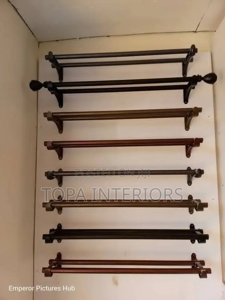 Strong Powder Coated Curtain Rods Per Metre