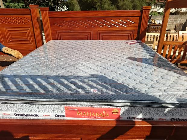 Mahogany King Size With Spring Mattress - thumbnail 2