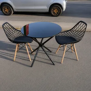Round Top Glass Bistro Table