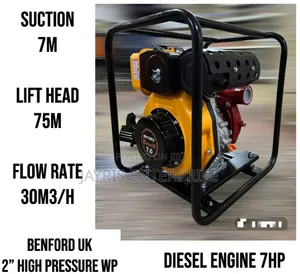 Benford UK 2-Inch High Pressure Diesel Water Pump