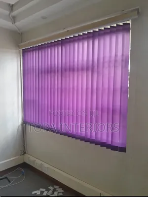 Purple Vertical Office Window Blinds